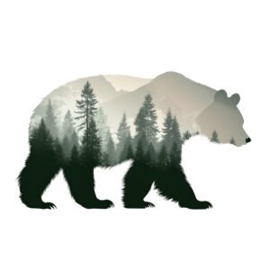 Bear Silhouette V9001303