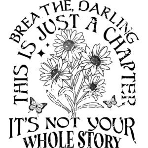 Breath Darling Black Distressed